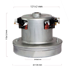 VACUUM CLEANER MOTOR 220V 1600W CONIC TYPE