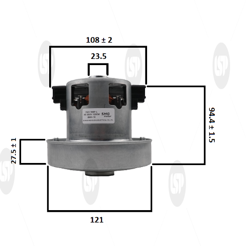 SPRGE MOTORU  ARELK 1200W 