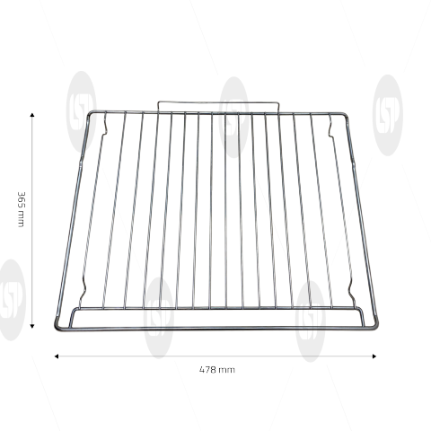 OVEN GRILL SHELF INDESIT C00526696 WHIRLPOOL 488000526696 